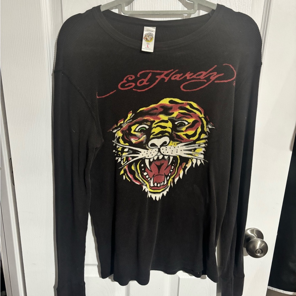 Vintage Ed Hardy long sleeve shirt